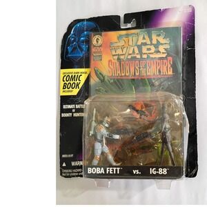 Kenner Star Wars Shadows of the Empire Boba Fett vs IG-88 Action Comic Set
